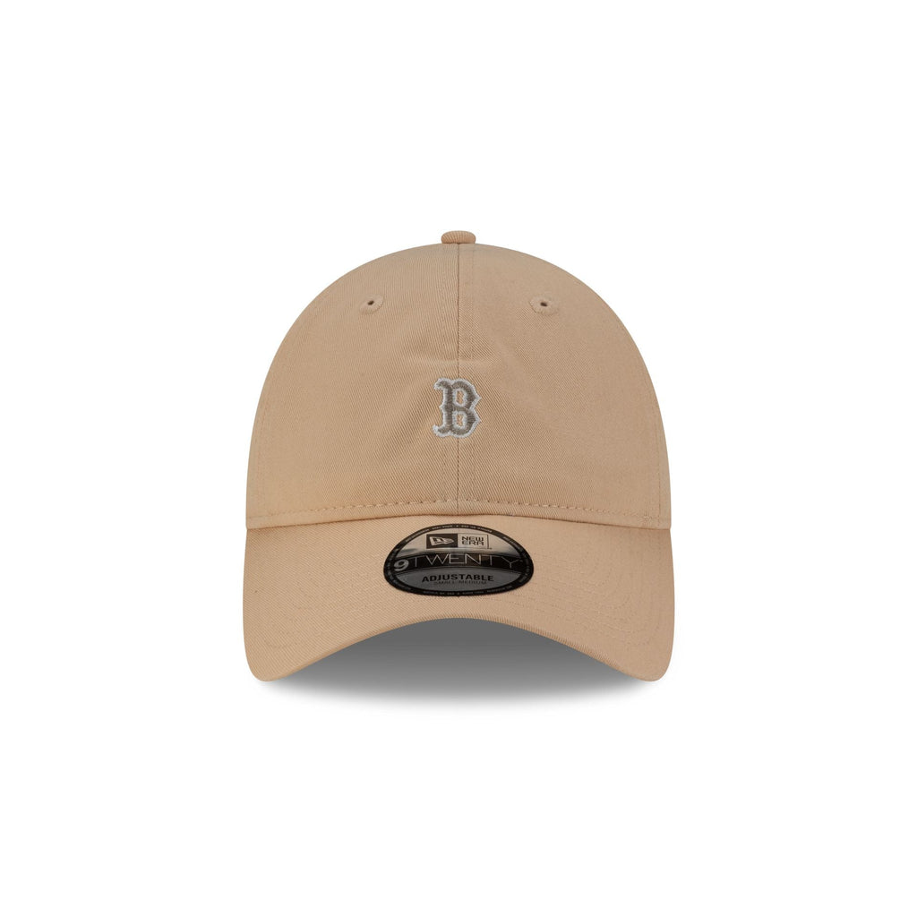 Boston Red Sox Mini Logo Mocha 9TWENTY Adjustable Hat