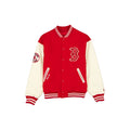 Boston Red Sox Patched Red Varsity Jacket