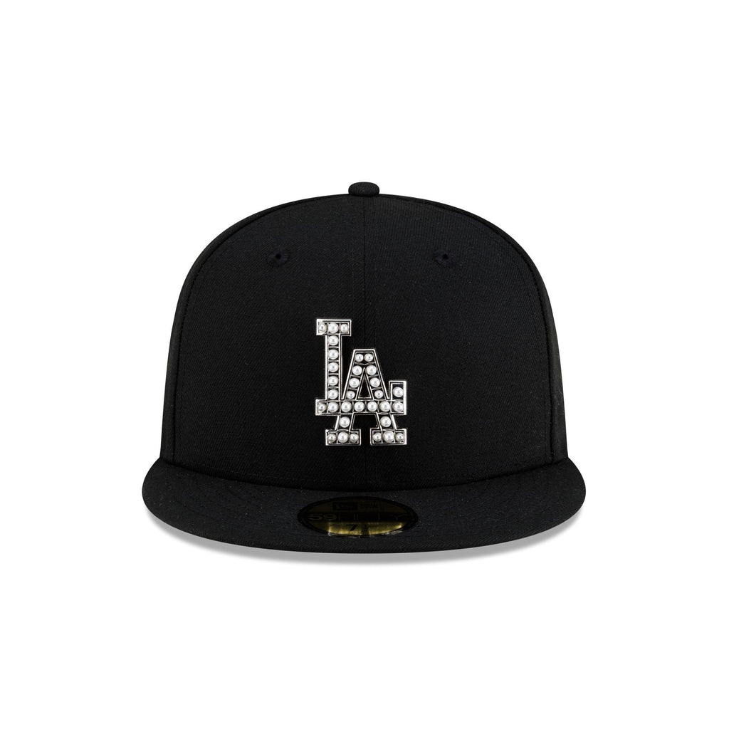 Los Angeles Dodgers Pearl Logo 59FIFTY Fitted Hat