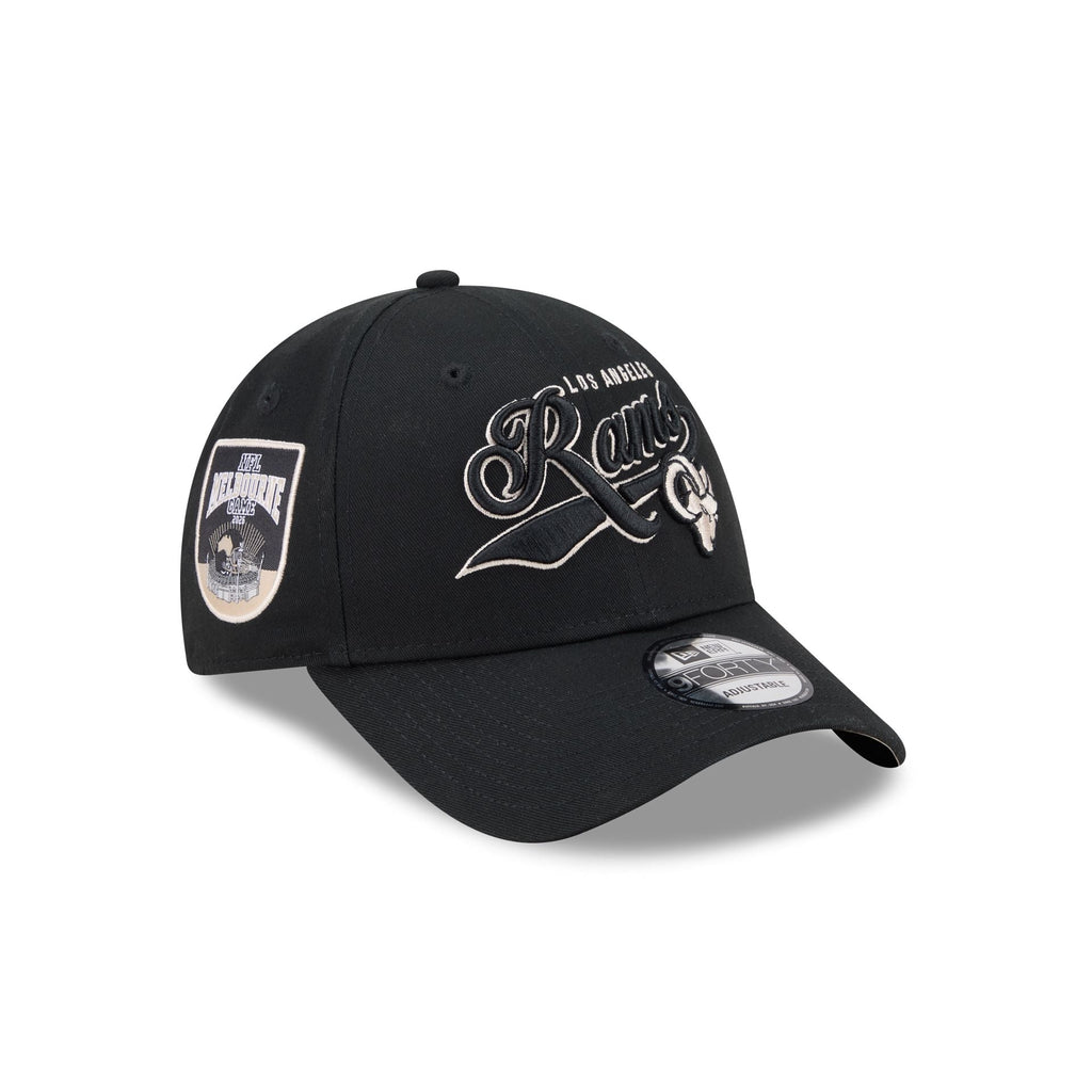 Los Angeles Rams 2026 Melbourne Game 9FORTY Snapback Hat
