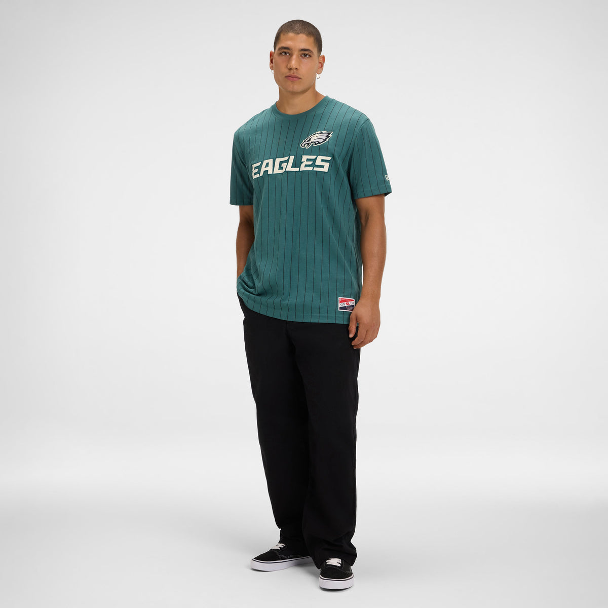 Chicago Cubs Throwback Retro Pinstripe T-Shirt