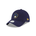 Milwaukee Brewers Women's Core Classic Navy 9TWENTY Adjustable Hat