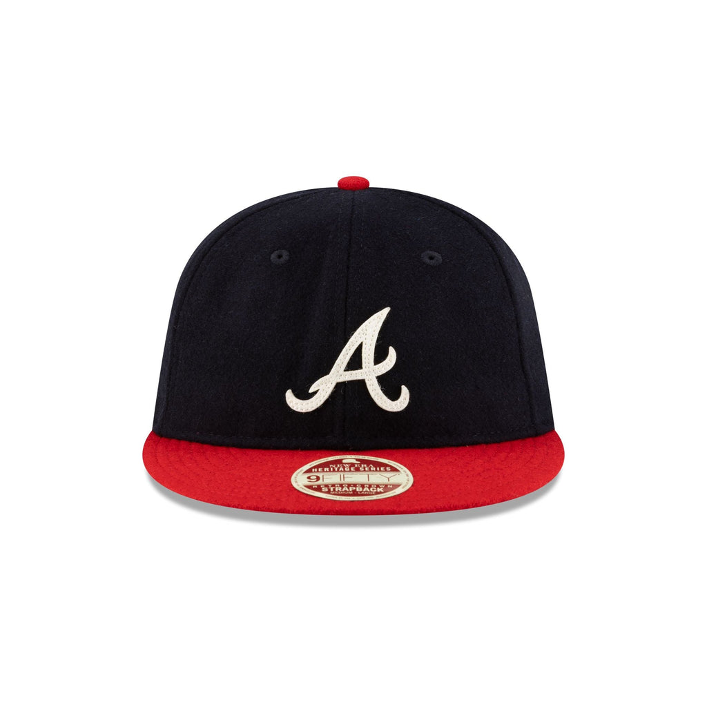 Atlanta Braves Heritage Series Retro Crown 9FIFTY Strapback Hat