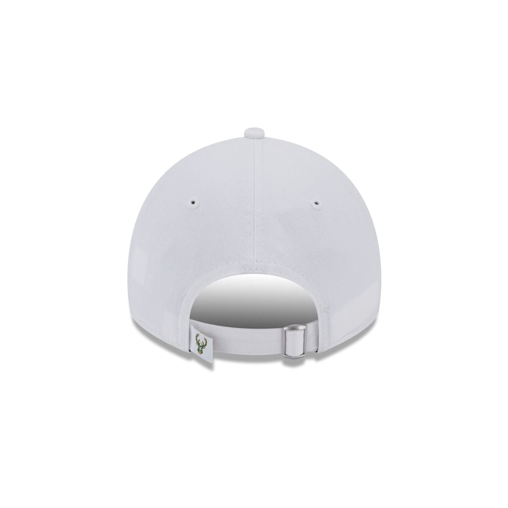 Milwaukee Bucks White 9TWENTY Adjustable Hat