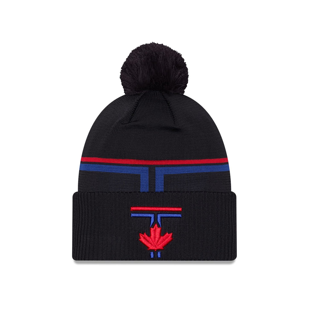 Toronto Blue Jays City Connect Pom Knit Hat