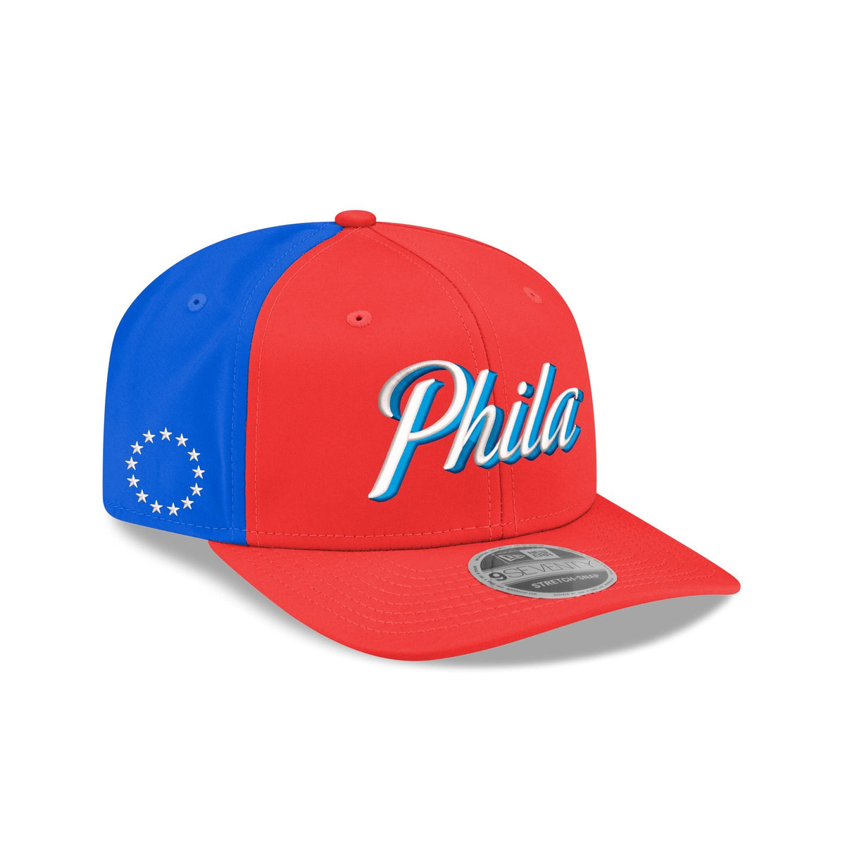 Philadelphia 76ers 2025 Statement Edition 9SEVENTY Stretch-Snap Hat