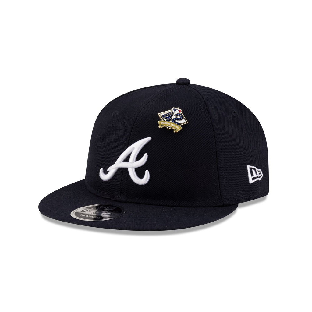 Atlanta Braves Jackie Robinson Day 2025 Retro Crown 9FIFTY Snapback Hat
