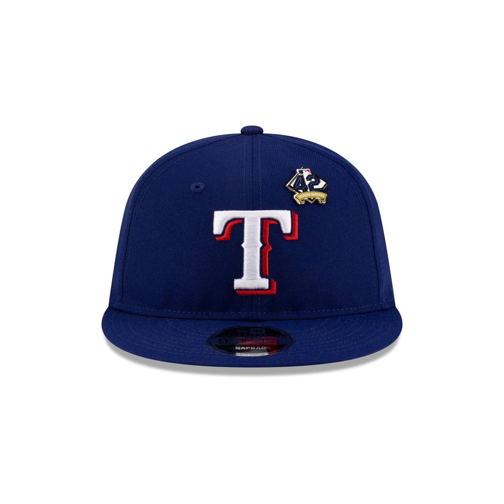 Texas Rangers Jackie Robinson Day 2025 Retro Crown 9FIFTY Snapback Hat