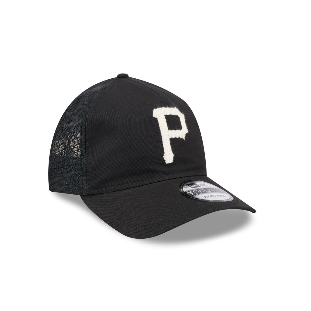 Pittsburgh Pirates Embroidered Mesh 9TWENTY A-Frame Adjustable Hat