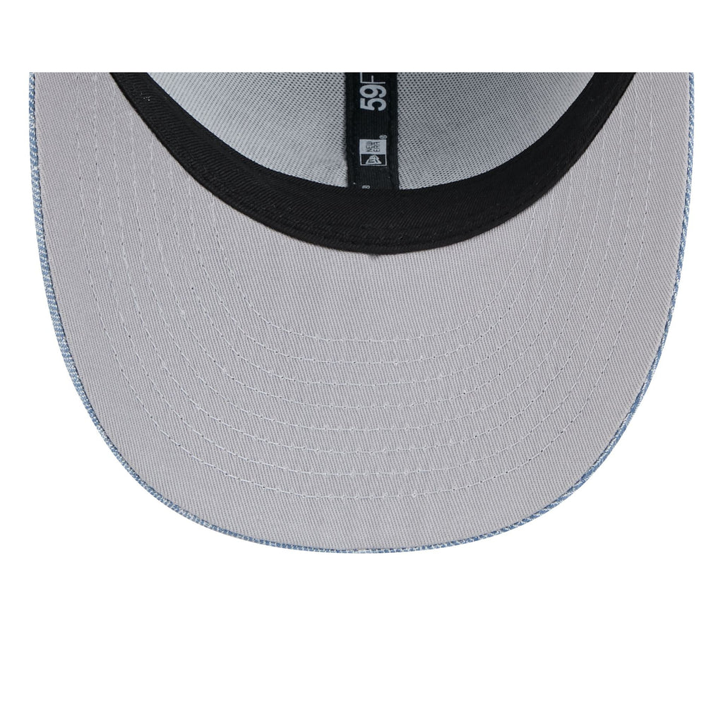 Colorado Rockies Hand Stitched Chambray Low Profile 59FIFTY Fitted Hat