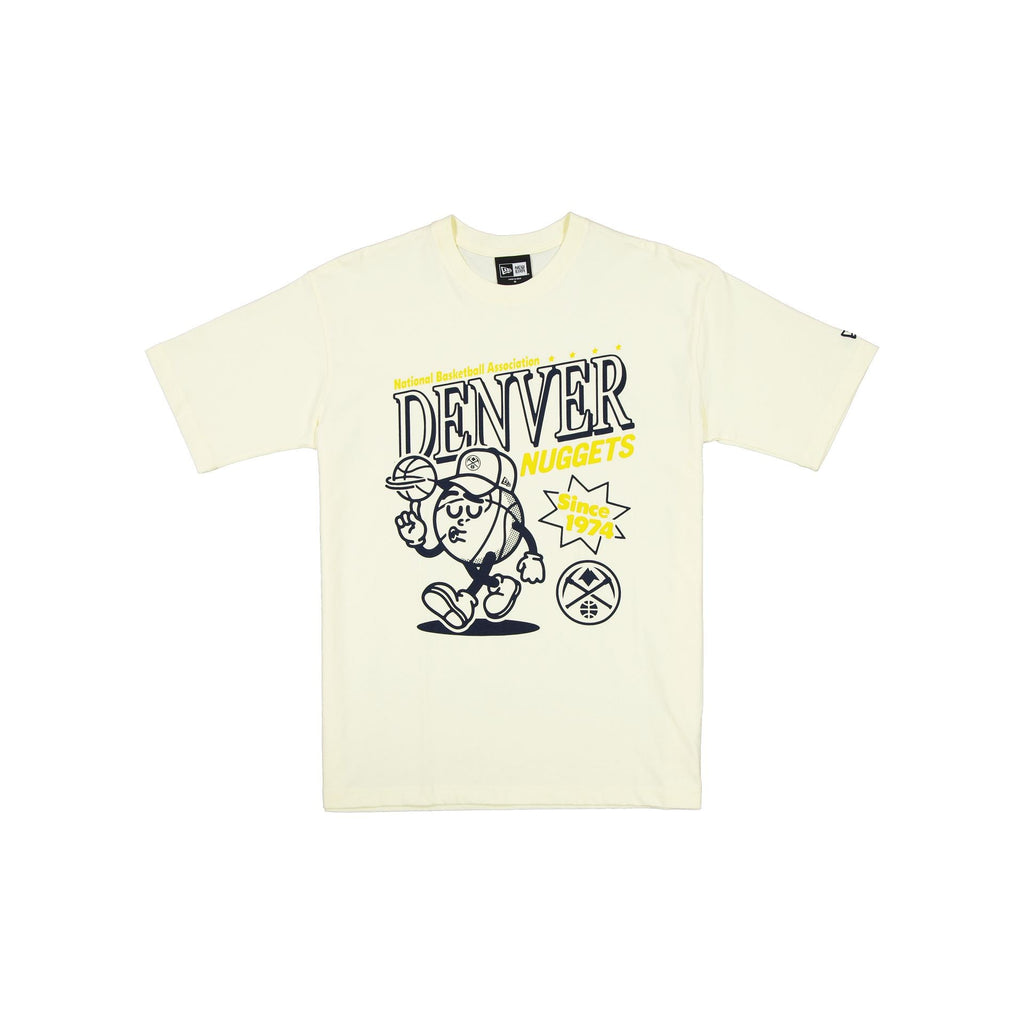 Denver Nuggets Sport Classics Chrome White T-Shirt