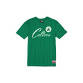 Boston Celtics Throwback Retro Pinstripe T-Shirt