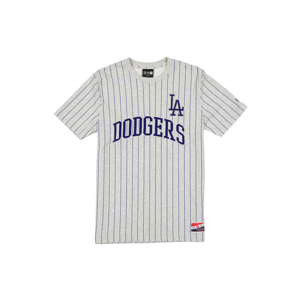 Los Angeles Dodgers Throwback Retro Gray Pinstripe T-Shirt