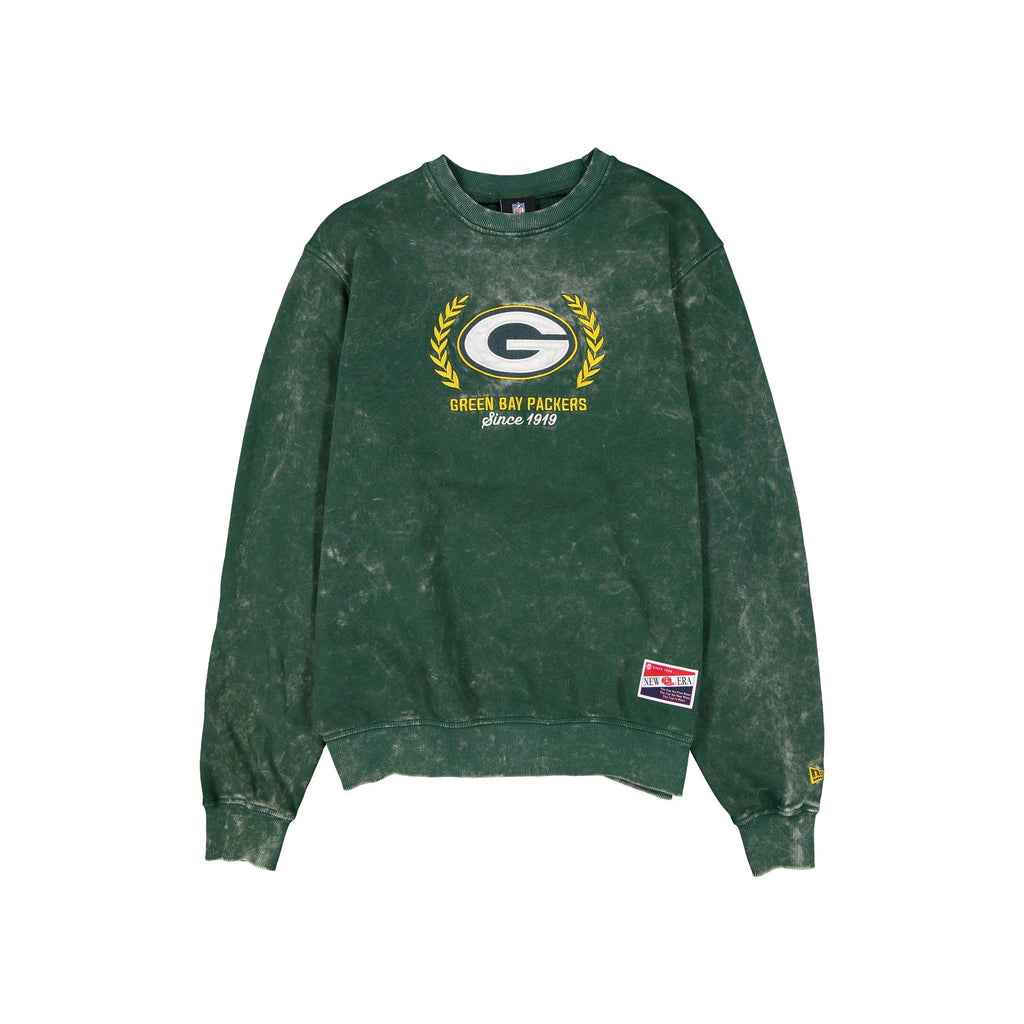 Green Bay Packers Throwback Washed Crewneck