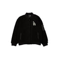 Los Angeles Dodgers Sherpa Black Women's Bomber Jacket