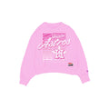Houston Astros Throwback Women's Washed Pink Crewneck
