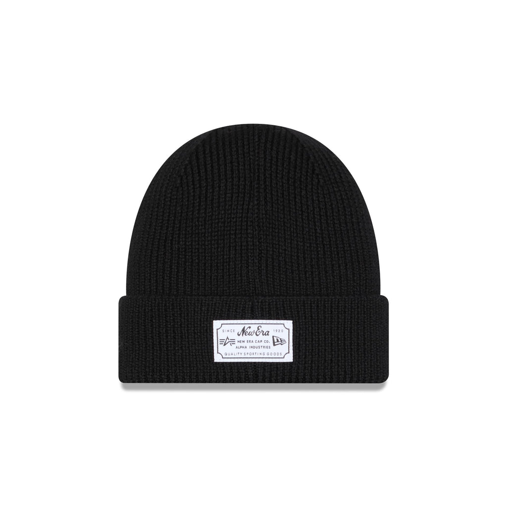 Alpha Industries x New York Mets Black Cuff Knit Hat