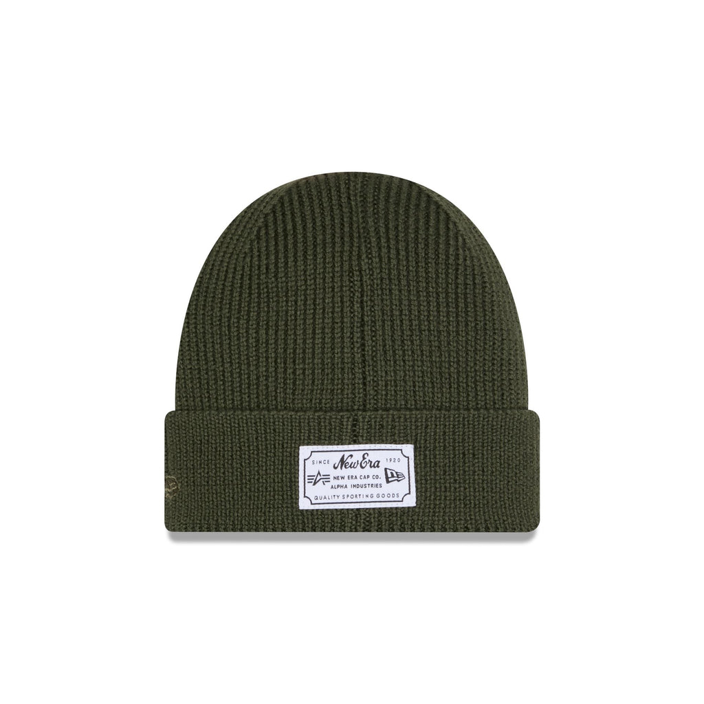 Alpha Industries x Chicago White Sox Olive Green Cuff Knit Hat