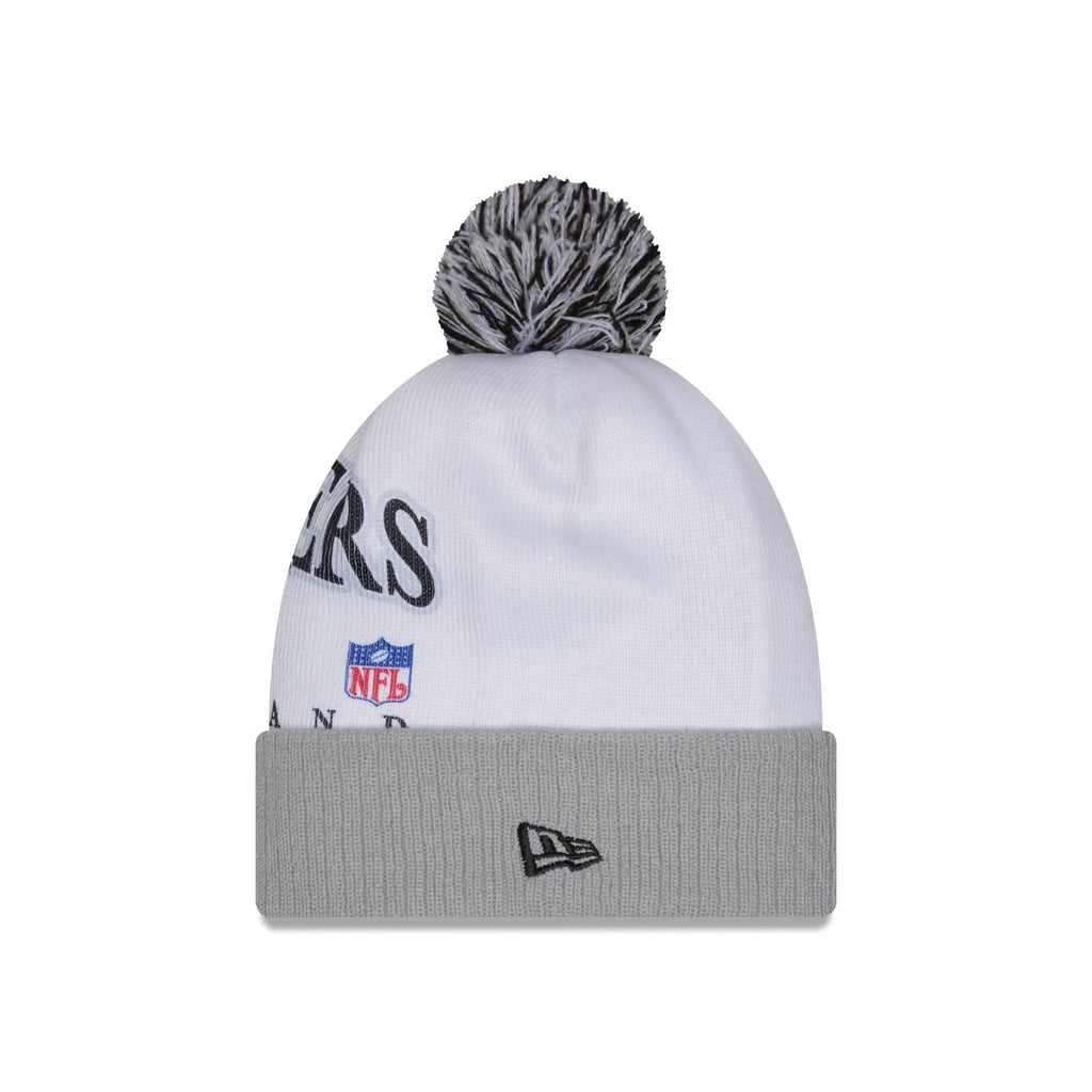 Las Vegas Raiders Spirit Pom Knit Hat