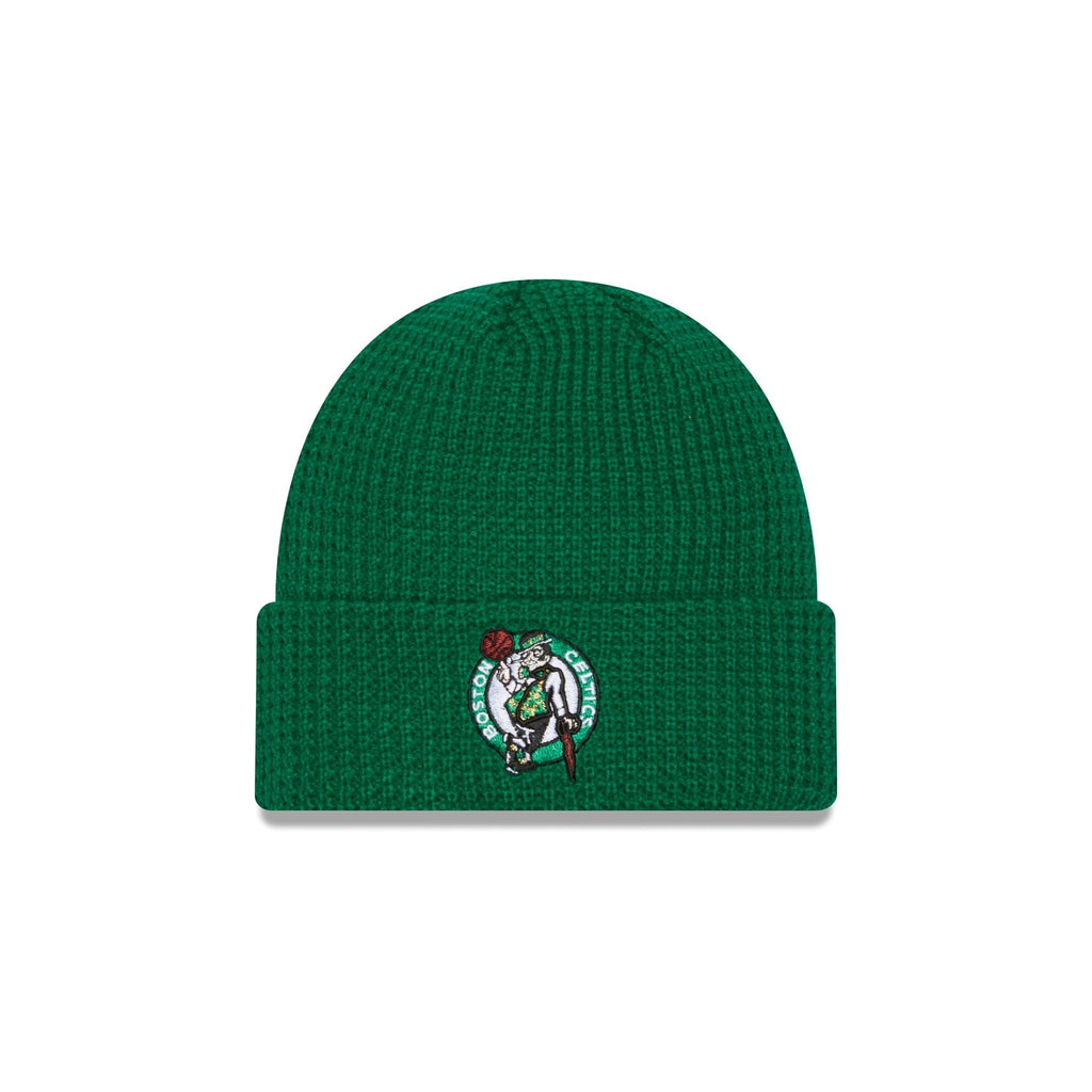 Boston Celtics Waffle Stitch Knit Beanie Hat