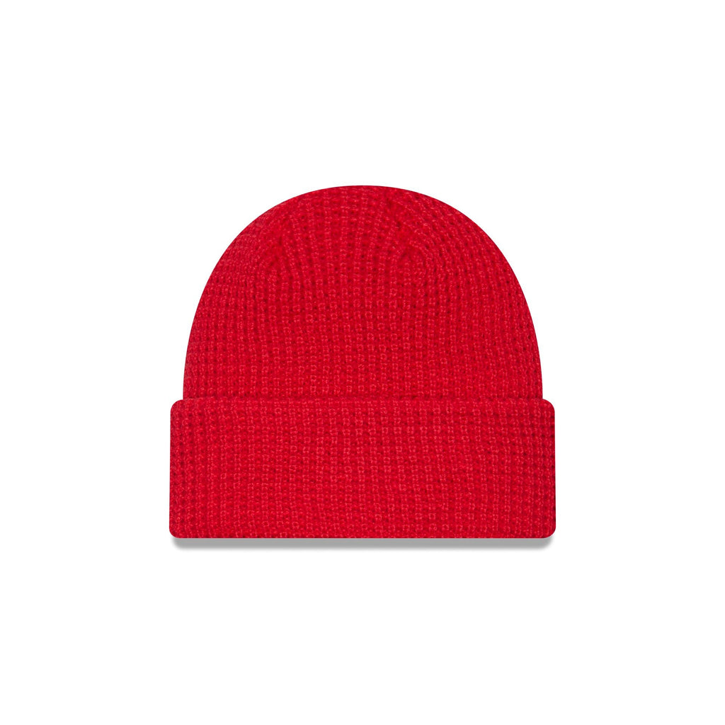 Toronto Raptors Waffle Stitch Knit Beanie Hat