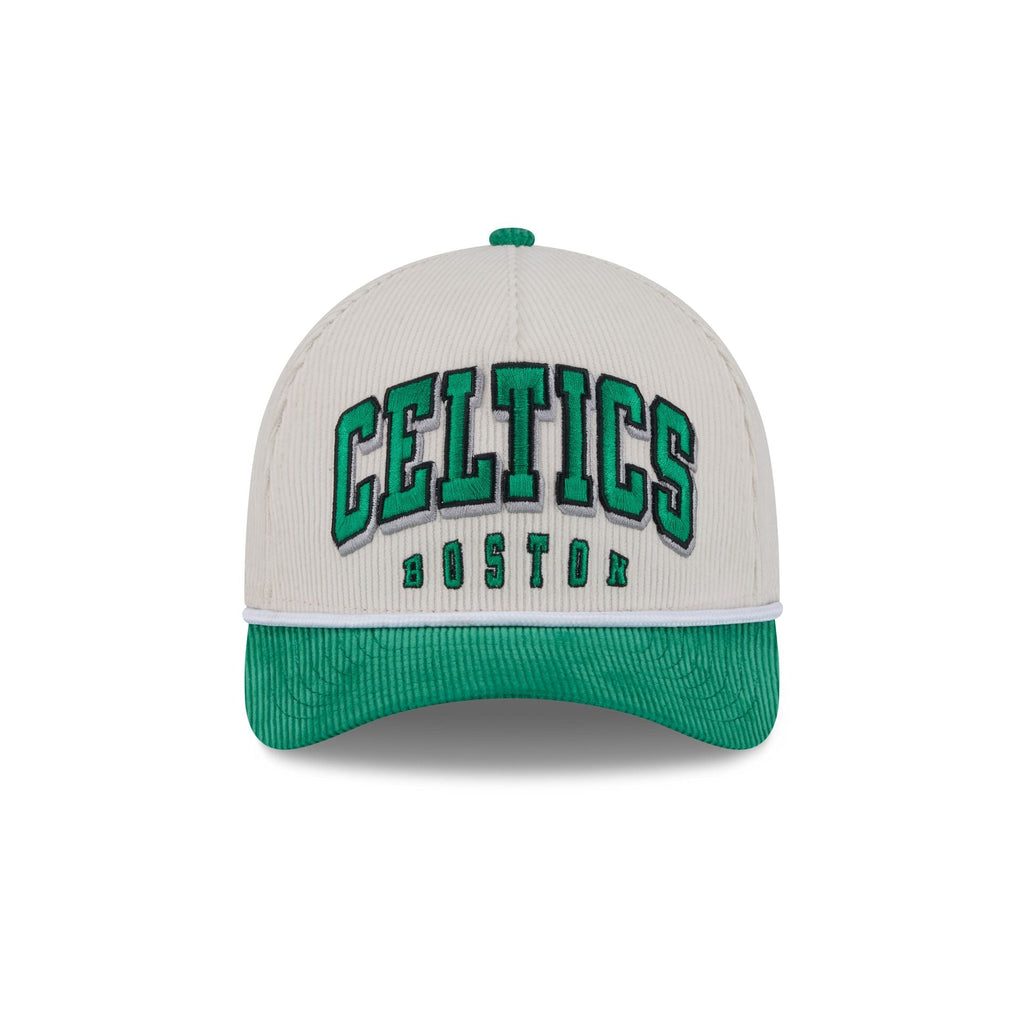 Boston Celtics Stacked Corduroy 9FORTY M-Crown A-Frame Snapback Hat