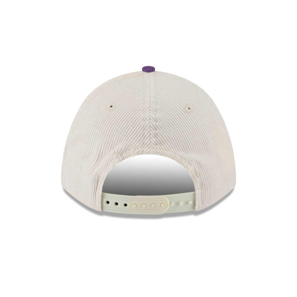 Los Angeles Lakers Stacked Corduroy 9FORTY M-Crown A-Frame Snapback Hat