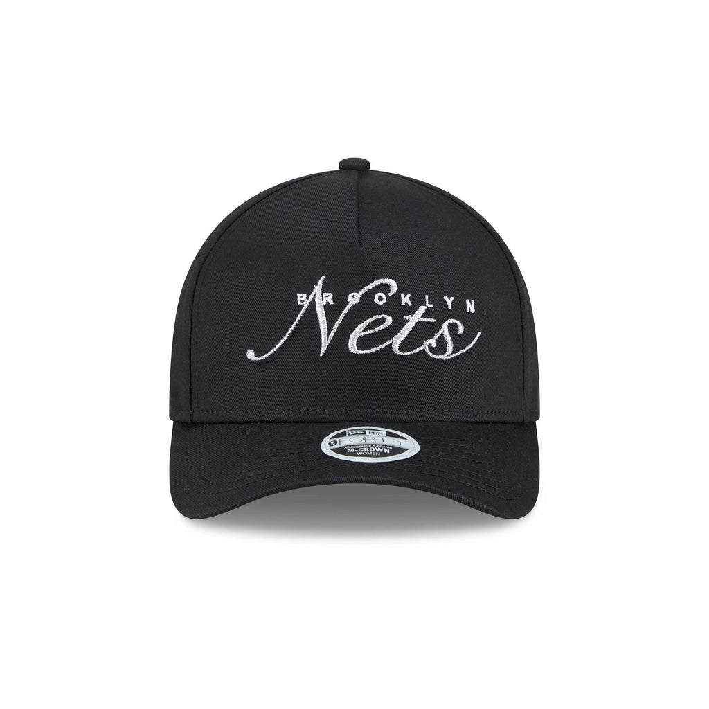 Brooklyn Nets Metallic Women's 9FORTY M-Crown A-Frame Snapback Hat