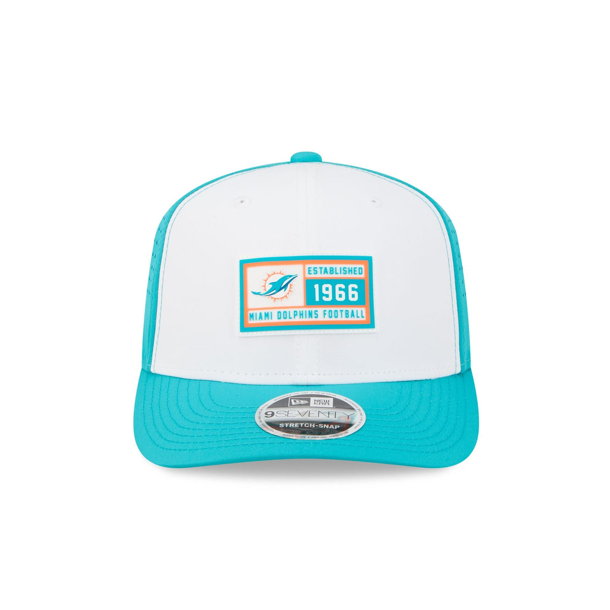 Miami Dolphins Est. Patch 9SEVENTY Stretch-Snap Hat