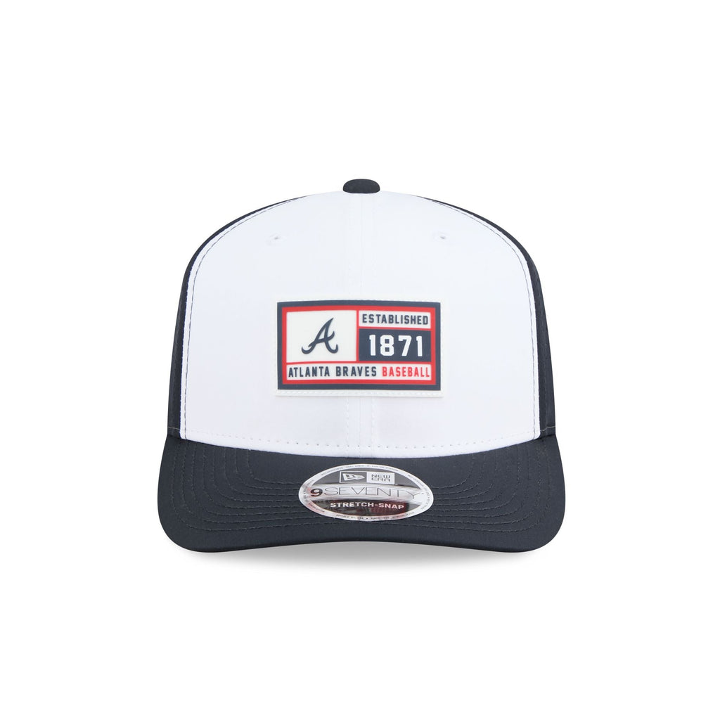 Atlanta Braves Est. Patch 9SEVENTY Stretch-Snap Hat