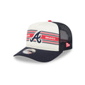 Atlanta Braves Banner 9FIFTY A-Frame Trucker Hat