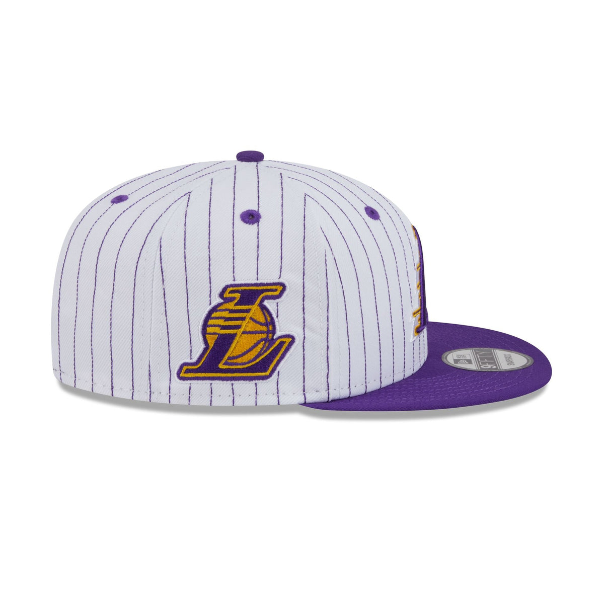 Los Angeles Lakers Deceptor Pinstripe 9FIFTY Snapback Hat