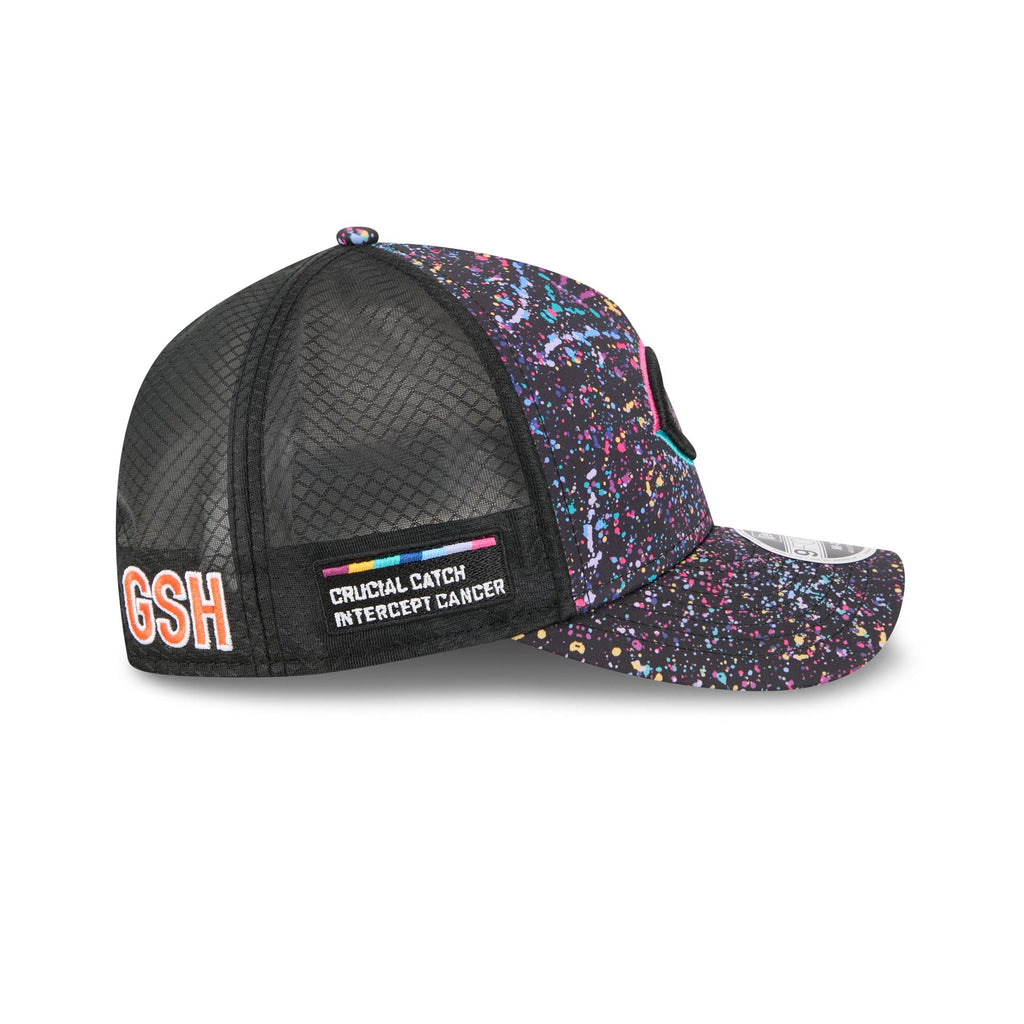 Chicago Bears 2025 Crucial Catch 9FORTY M-Crown A-Frame Trucker Hat