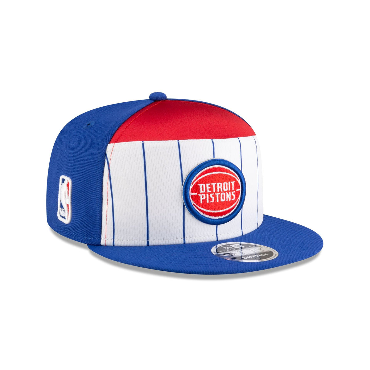 Detroit Pistons 2025 Tip-Off Split Panel 9FIFTY Snapback Hat
