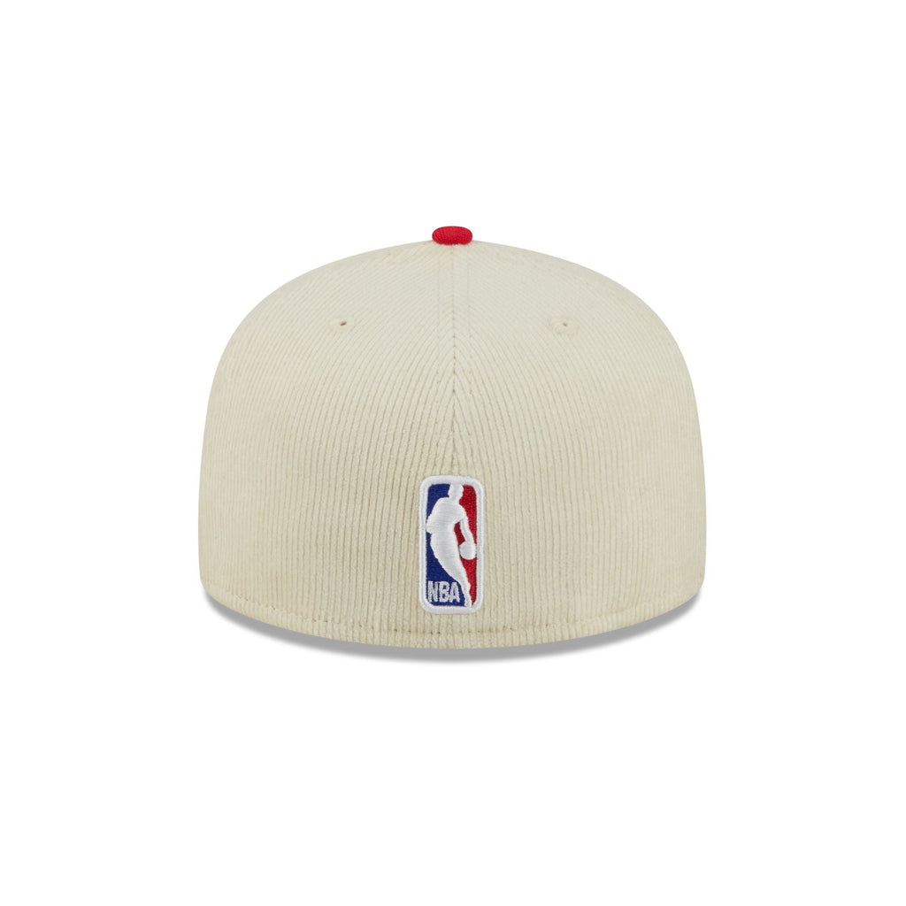 Houston Rockets 2025 City Edition Chrome White Corduroy 59FIFTY Fitted Hat