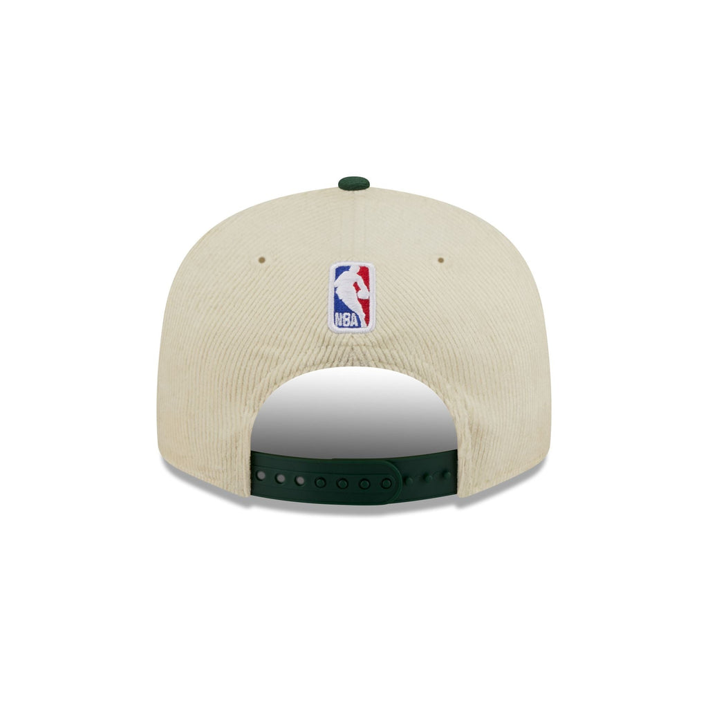 Milwaukee Bucks 2025 City Edition Chrome White Corduroy 9FIFTY Snapback Hat