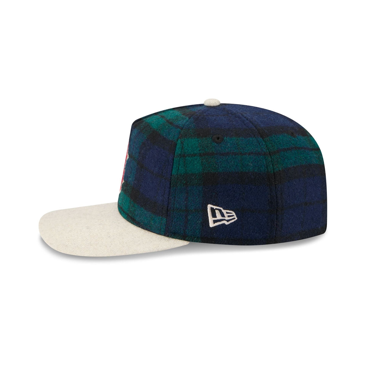 Boston Red Sox Plaid Letterman 19TWENTY Adjustable Hat