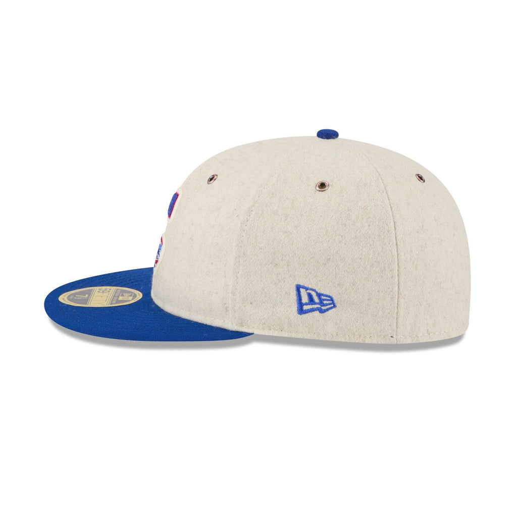 Chicago Cubs Wool Letterman Retro Crown 59FIFTY Fitted Hat