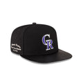Colorado Rockies Wool Letterman 9FIFTY A-Frame Snapback Hat