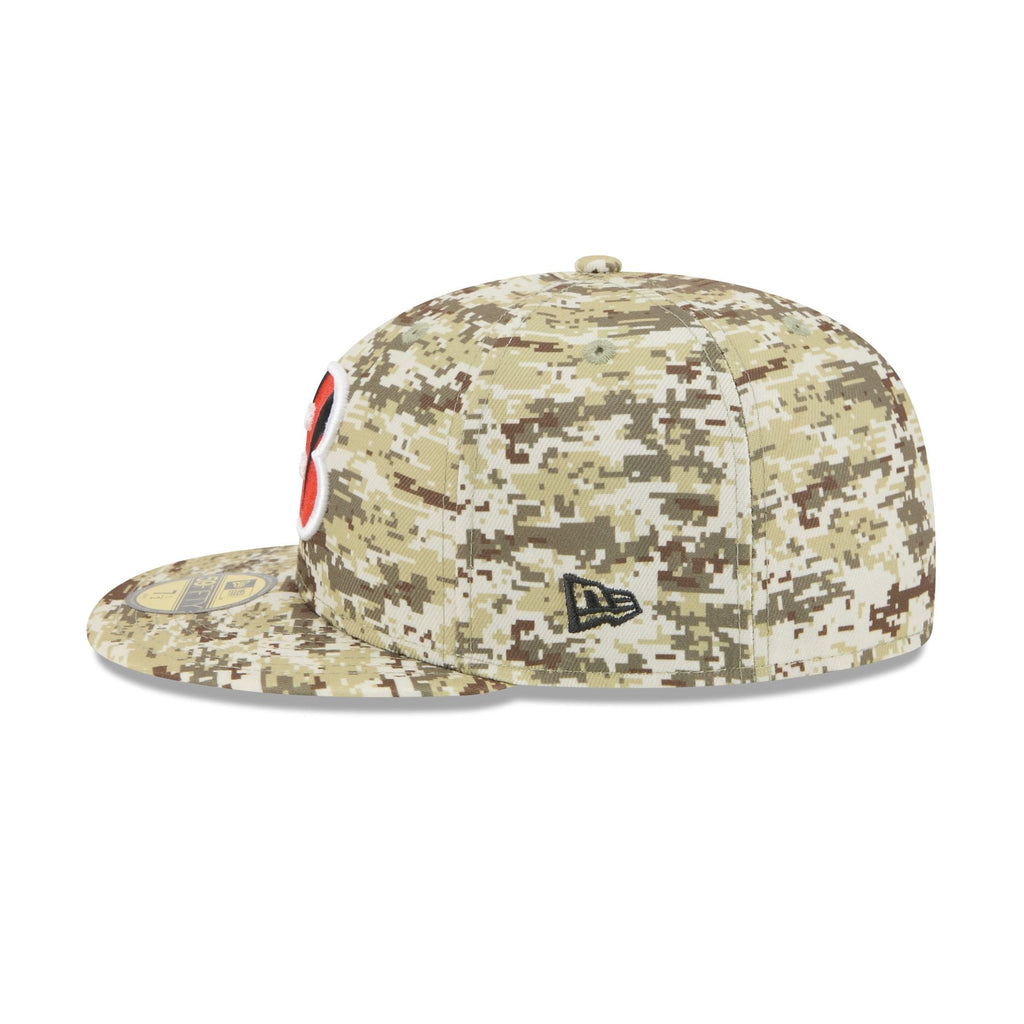 Cincinnati Bengals 2025 Salute to Service Fan Gear 59FIFTY Fitted Hat