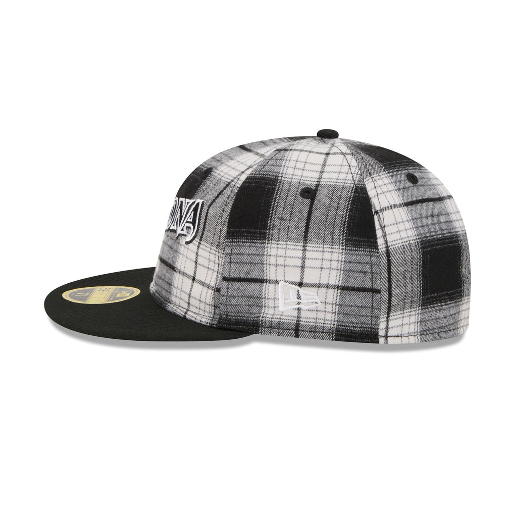 Arizona Diamondbacks Grunge Plaid Retro Crown 59FIFTY Fitted Hat