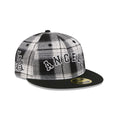 Los Angeles Angels Grunge Plaid Retro Crown 59FIFTY Fitted Hat