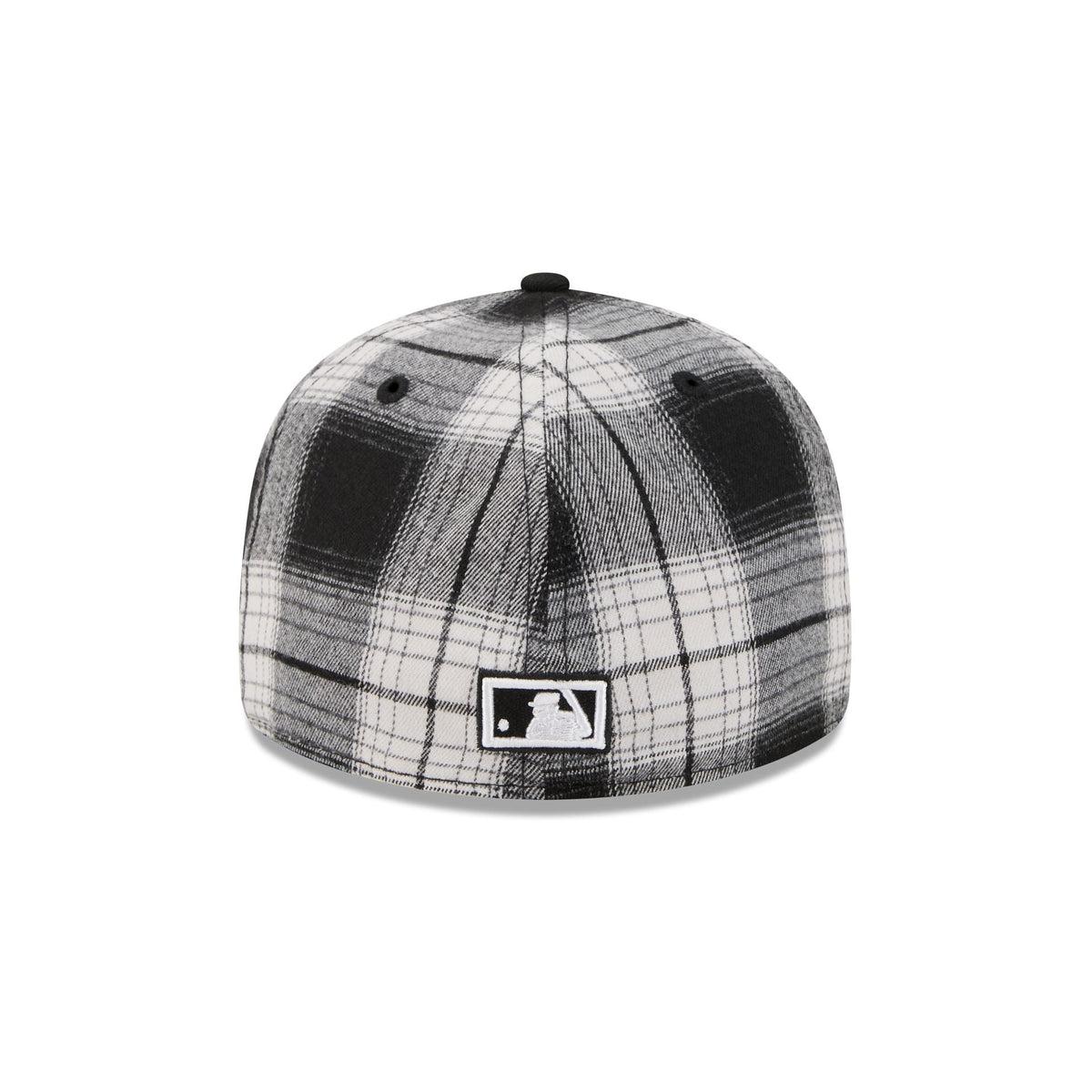 Atlanta Braves Grunge Plaid Retro Crown 59FIFTY Fitted Hat