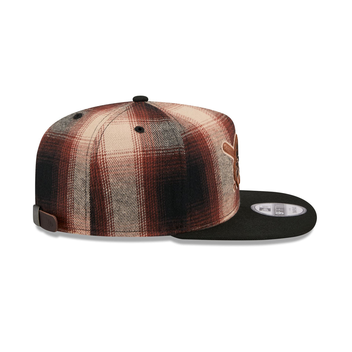 Pittsburgh Pirates Grunge Plaid 9FIFTY A-Frame Adjustable Hat
