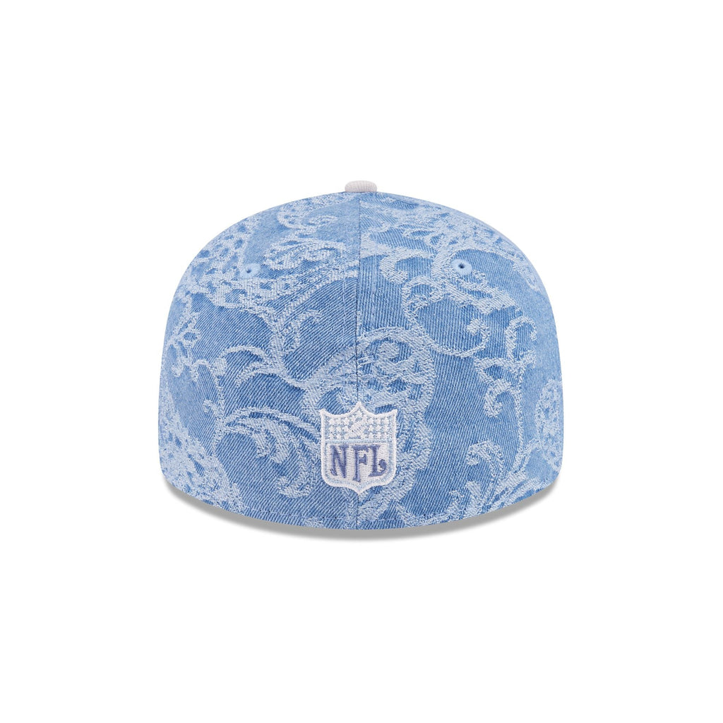 Just Caps Jacquard Denim Las Vegas Raiders Retro Crown 59FIFTY Fitted Hat