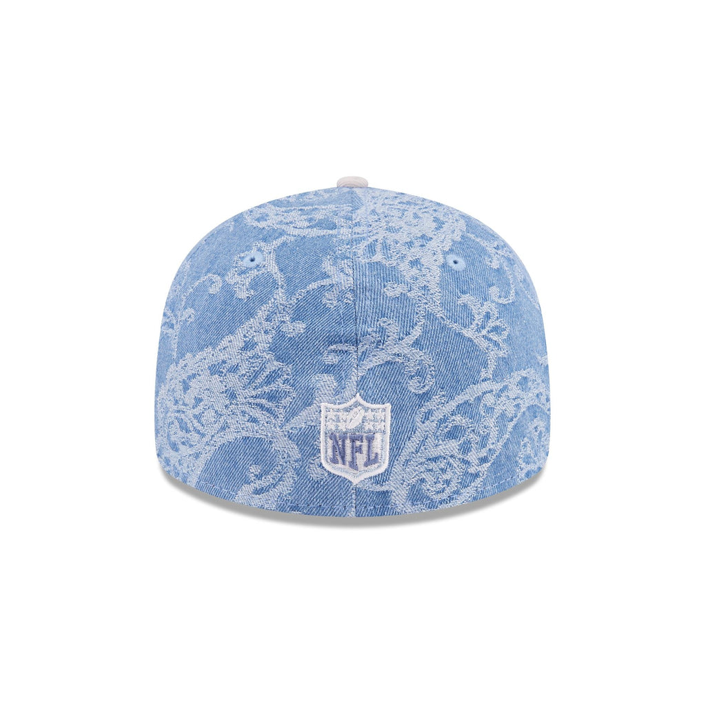 Just Caps Jacquard Denim Pittsburgh Steelers Retro Crown 59FIFTY Fitted Hat