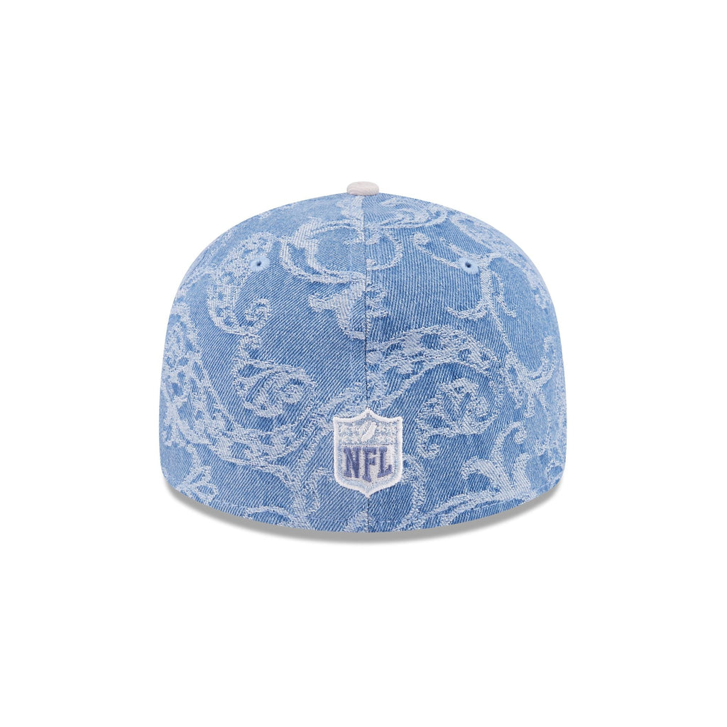 Just Caps Jacquard Denim San Francisco 49ers Retro Crown 59FIFTY Fitted Hat