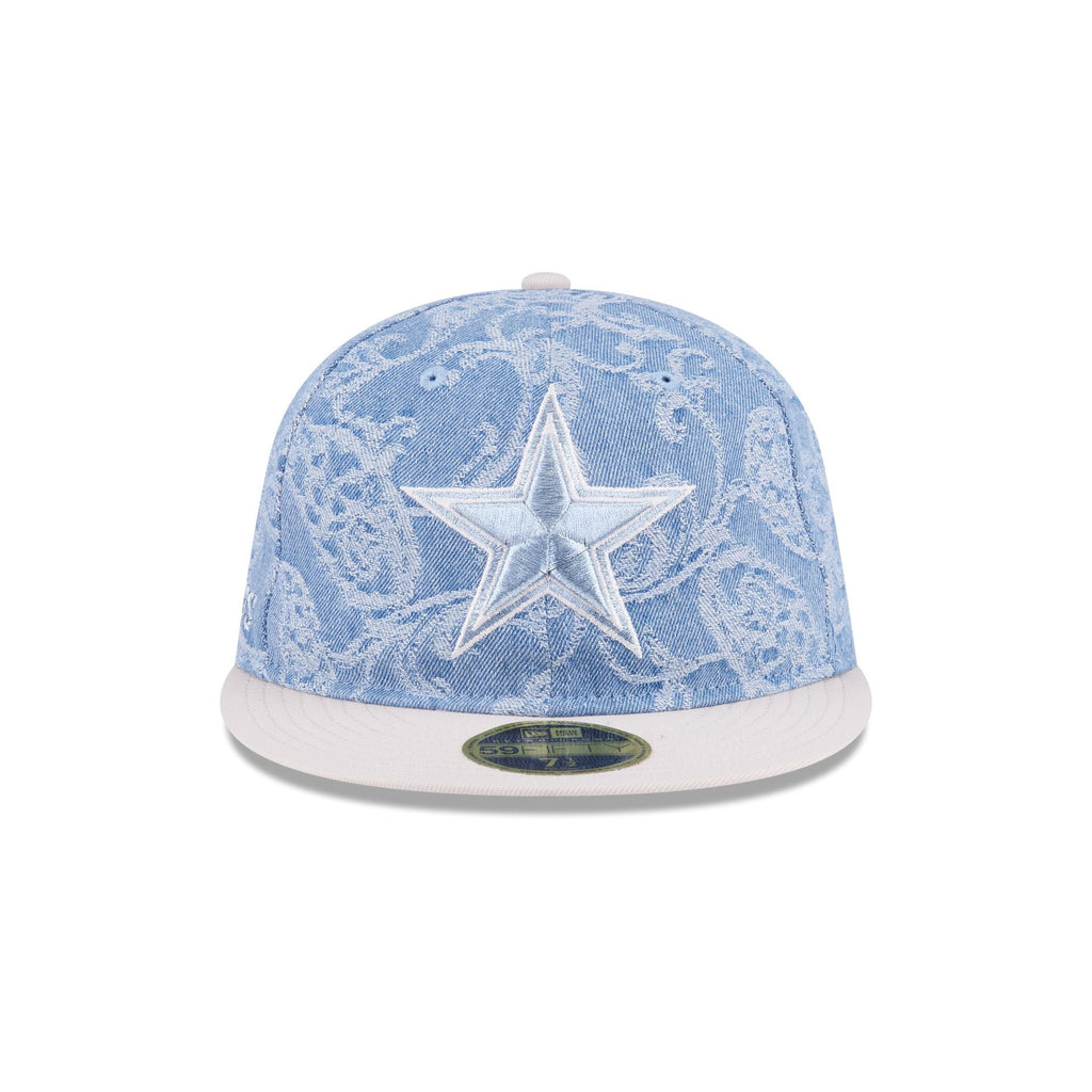 Just Caps Jacquard Denim Dallas Cowboys Retro Crown 59FIFTY Fitted Hat
