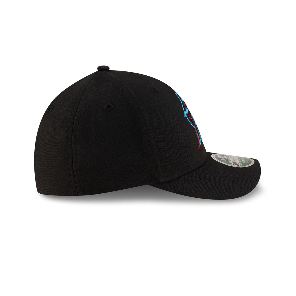 Miami Marlins Player Replica 39THIRTY M-Crown Stretch Fit Hat