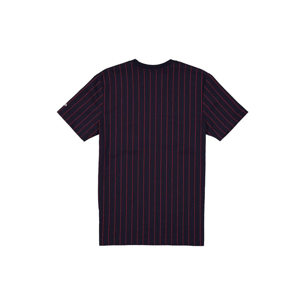 Atlanta Braves Throwback Applique Pinstripe T-Shirt